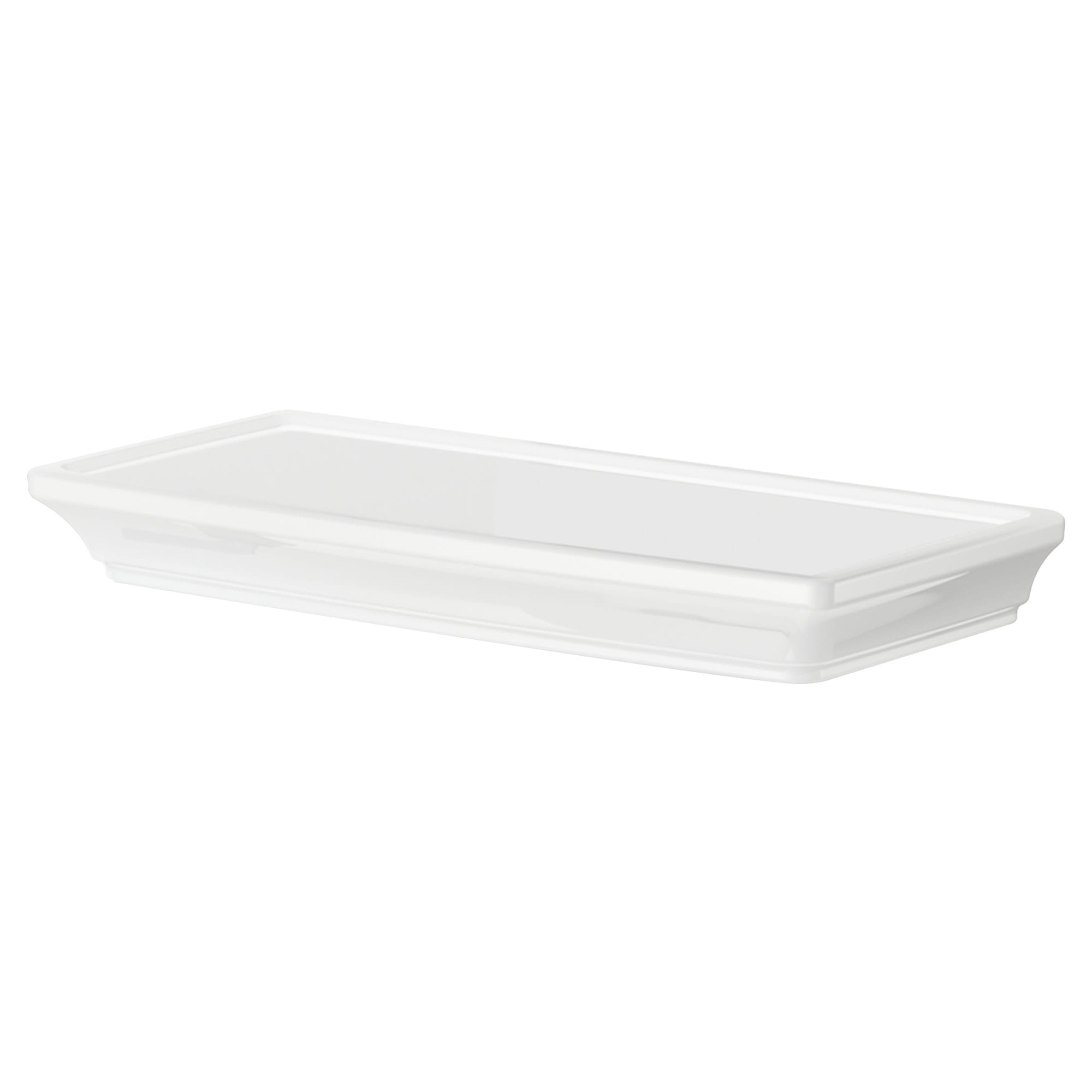 Town Square S 12 Inch Rough Toilet Tank Cover WHITE
